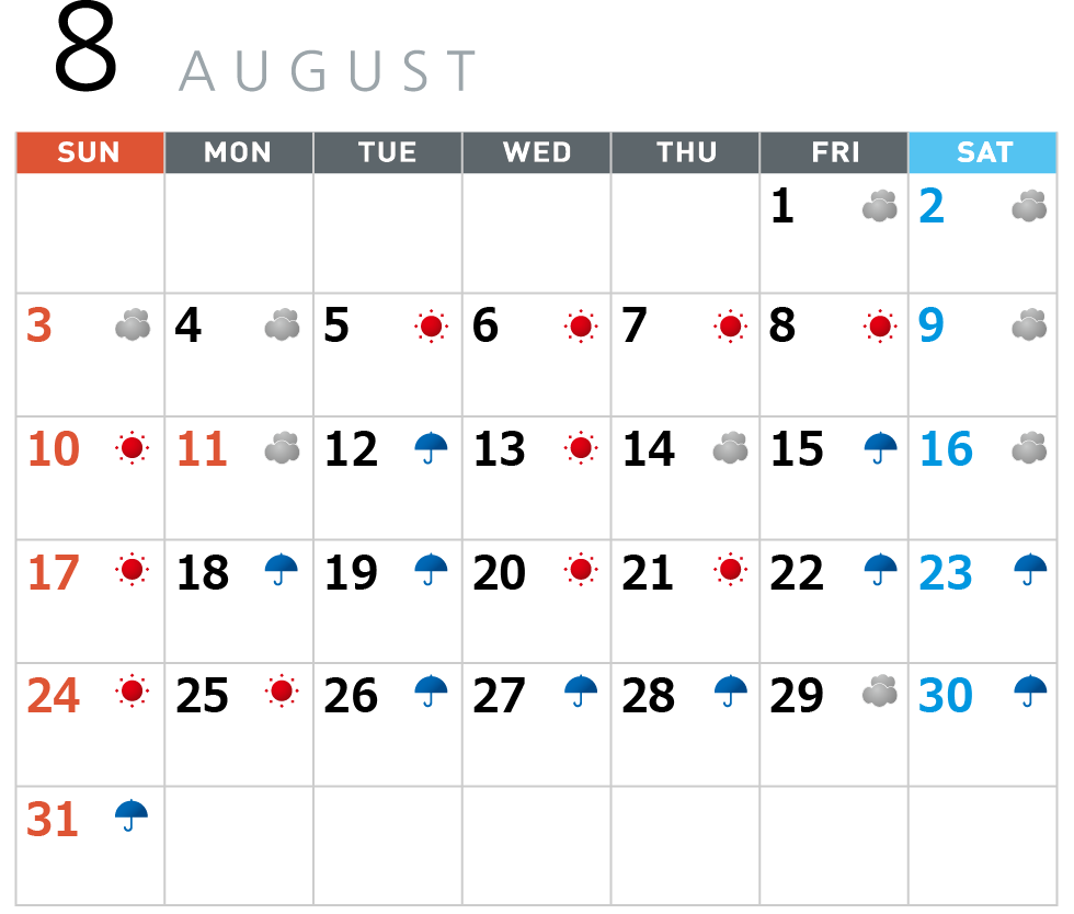 8月